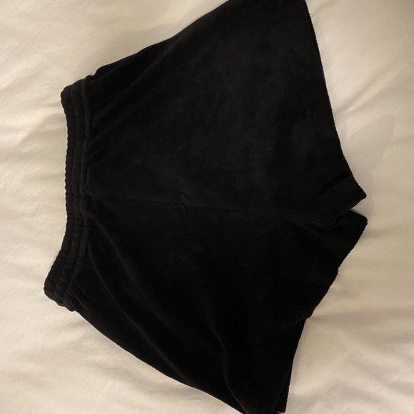 & Other Stories Relaxed Terry Shorts Black (Part of a set) - Picture 6 of 9